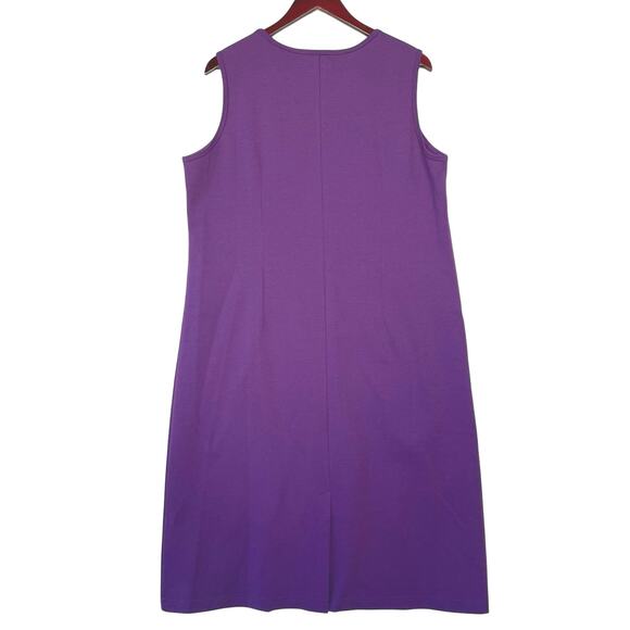 Drapers & Damons Womens Dress Suit Two Piece Sheath Blazer Purple Size PXL - Picture 7 of 12